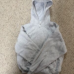 Gray SKIMS Hooded Sweatshirt